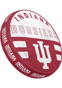 Indiana Hoosiers Circle Sqwish Pillow Throw Pillow - White