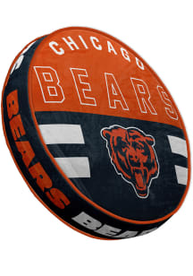 Chicago Bears Circle Sqwish Pillow Design Throw Pillow - Navy Blue