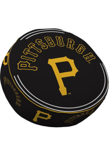 Pittsburgh Pirates Circle Sqwish Pillow Throw Pillow - Black