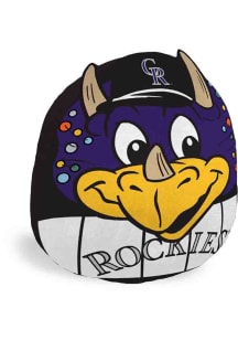 Colorado Rockies Plushie Mascot Pillow Throw Pillow - Purple