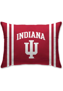 Indiana Hoosiers Standard Logo Throw Pillow - Red