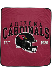 Arizona Cardinals Vintage Arch Block Fleece Blanket - Red