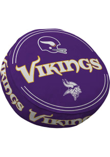 Minnesota Vikings Vintage Circle Throw Pillow - Purple