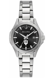 Bulova Indiana Hoosiers Sport Stainless Steel Womens Watch