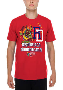 New Era Dominican Republic Red 2026 World Baseball Classic Short Sleeve T Shirt