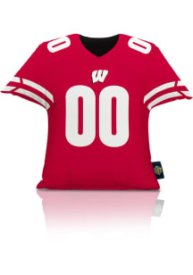 Wisconsin Badgers Plushlete Big League Jersey Throw Pillow - Red
