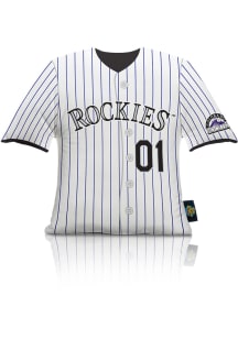 Colorado Rockies Plushlete Big League Jersey Throw Pillow - Purple