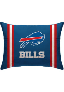 Buffalo Bills 20x26 Standard Logo Bed Throw Pillow - Blue