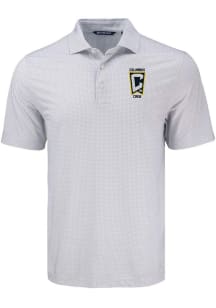 Cutter and Buck Columbus Crew Grey Pike Diamond Dot Big and Tall Polo