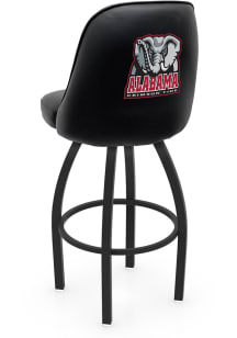 Alabama Crimson Tide Elephant Padded Swivel Pub Stool - Black