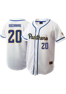 Antonio Socarras  Pitt Panthers Mens White NIL Baseball Jersey
