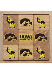 Iowa Hawkeyes 12 Piece Wooden Block Set Game
