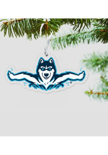 UConn Huskies Jonathan Swim Ornament - Navy Blue