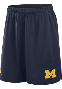 Nike Michigan Wolverines Mens Navy Blue Totality Primetime Jordan Shorts
