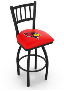 Illinois State Redbirds Swivel Counter Pub Stool - Black