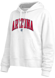 Arizona Wildcats Womens White Moonbeam Hooded Sweatshirt