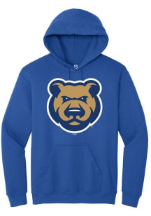 Summit Sportswear Iowa Cubs Mens Blue Primary Logo Long Sleeve Hoodie