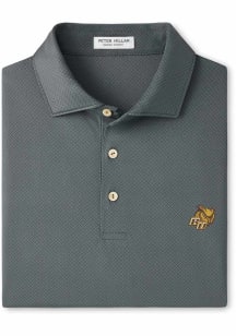 Peter Millar Rowan University Mens Charcoal Hugo Short Sleeve Fashion Polo