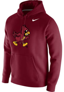 Nike Iowa State Cyclones Mens Cardinal Walking Cy Long Sleeve Hoodie