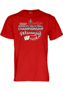 Blue 84 Wisconsin Badgers Red Final Four Bound Short Sleeve T Shirt
