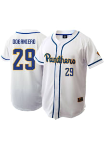 Antonio Doganiero  Pitt Panthers Mens White NIL Baseball Jersey