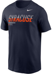 Nike Syracuse Orange Navy Blue Shift Legend Short Sleeve T Shirt