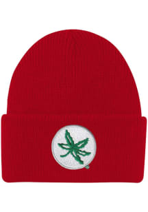 LogoFit Ohio State Buckeyes North Pole Baby Knit Hat - Red