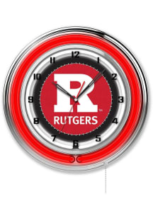 Rutgers Scarlet Knights 19in Neon Wall Clock