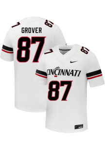 Gavin Grover  Nike Cincinnati Bearcats White Football NIL Name And Number Football Jersey