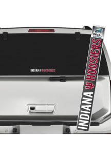 Indiana Hoosiers Long Text Auto Strip - Red