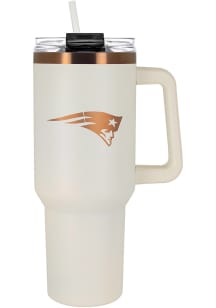 New England Patriots 40oz Colossus Stainless Steel Tumbler - White