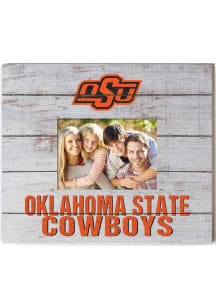 Oklahoma State Cowboys Team Spirit Picture Frame - White