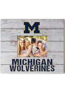 Michigan Wolverines Team Spirit Picture Frame - White