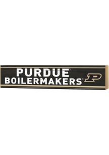KH Sports Fan Purdue Boilermakers Spirit Block Sign - Black