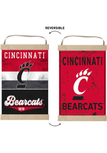 KH Sports Fan Cincinnati Bearcats Reversible Banner Sign - Red