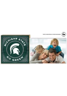 Michigan State Spartans Floating Sign Picture Frame - Green
