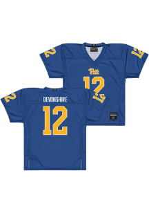M.J. Devonshire  Campus Ink Pitt Panthers Blue NIL Football Jersey