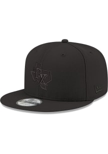 New Era Texas Rangers Black State Logo GCP 9FIFTY Mens Snapback Hat