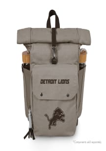 Detroit Lions Brown Roll Top Cooler Tote