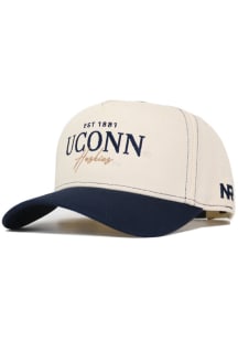 No Rivals UConn Huskies Vintage Adjustable Hat - Natural