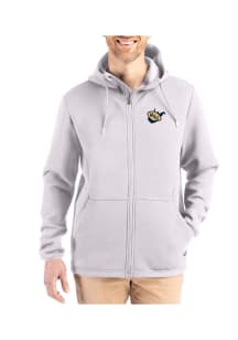 Cutter and Buck West Virginia Mountaineers Mens Grey Vault Epic Comfort Full Zip Light Weight Jack..