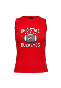 Hype and Vice Ohio State Buckeyes Womens Red Full Length Tank Top