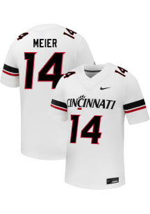 Kk Meier  Nike Cincinnati Bearcats White NIL Name And Number Football Jersey