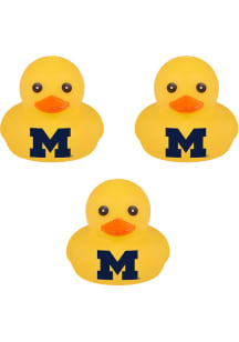 Michigan Wolverines Blue 3pk Rubber Duck