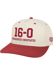 Legacy Indiana Hoosiers 2026 Undefeated National Champs HTA Adjustable Hat - Ivory
