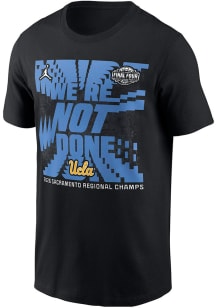 Nike UCLA Bruins Black 2026 NCAA Women's Basketball Region Champions Short Sleeve T Shirt