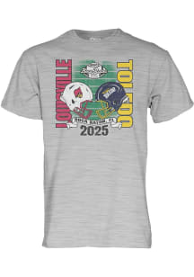 Blue 84 Louisville Cardinals Grey 2025 Boca Raton Short Sleeve T Shirt