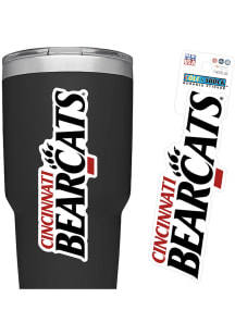 Cincinnati Bearcats Wordmark 3in Durable Stickers - Red