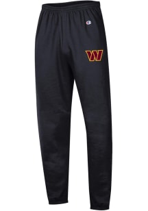 Champion Washington Commanders Mens Black Primary Logo Sweatpants