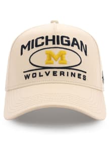 Michigan Wolverines Crest Adjustable Hat - Ivory